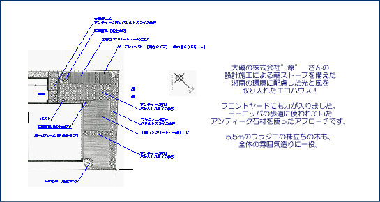 ヨーロッパの石畳みを再現